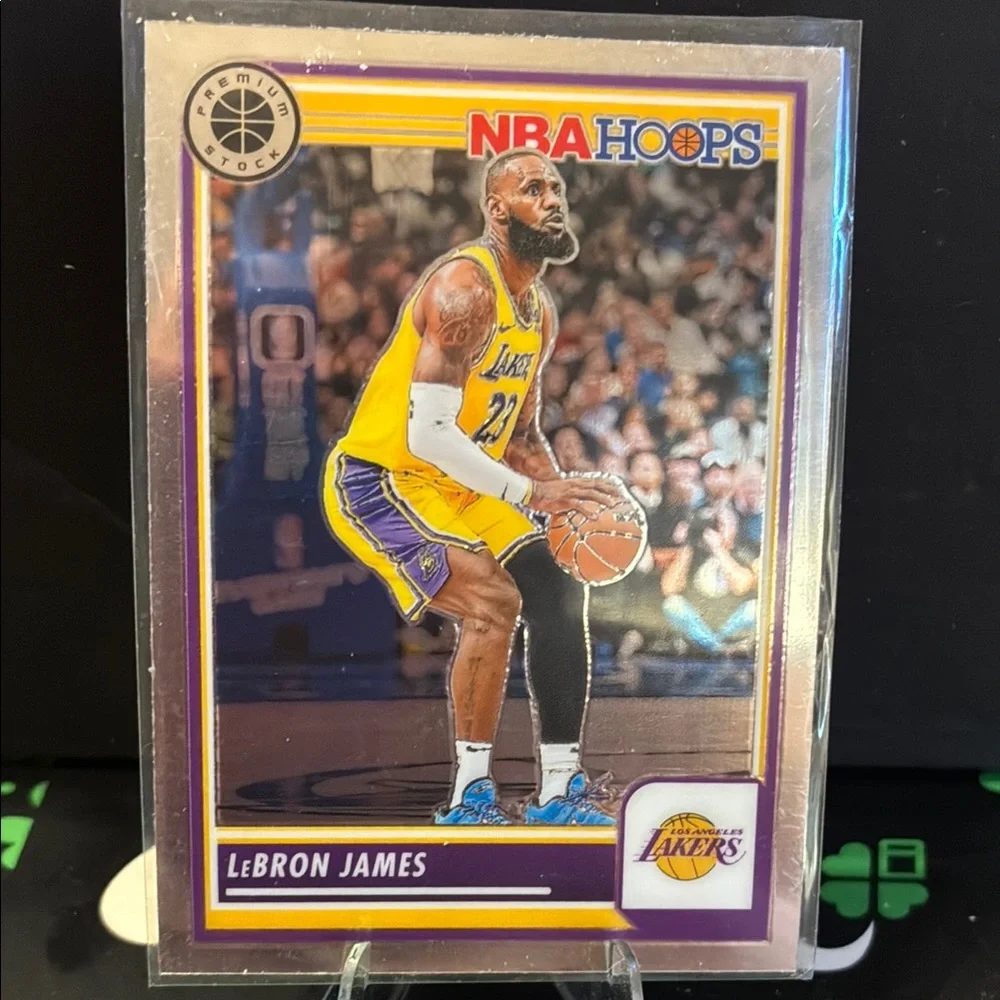 Panini NBA Hoops LeBron James Purple and White Card - Picture 1 of 3